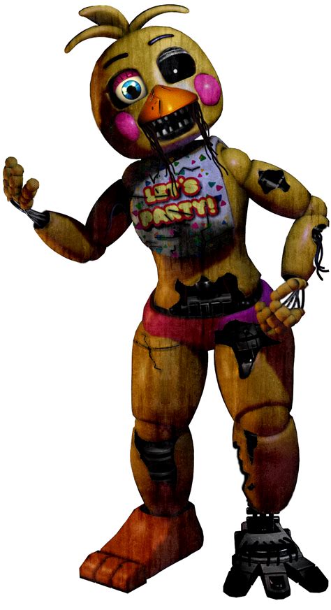Withered Toy Chica By Bluebearstudios07 On Deviantart