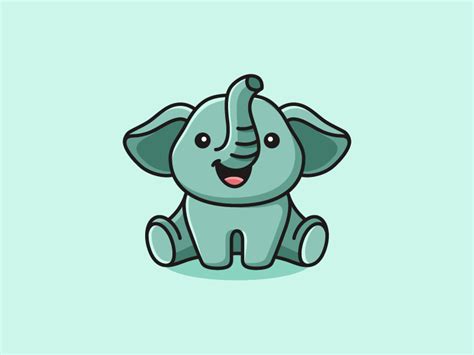 Cute pink baby elephant, this cartoon elephant character features a cute pink baby elephant with hearts, a perfect decoration for any baby nursery room. Baby Elephant | Cute elephant cartoon, Cartoon logo, Cute ...