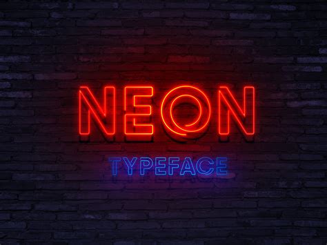 Neon Free Font On Behance