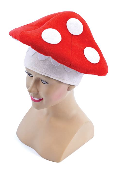 Red And White Mario Toad Hat Toadette Fancy Dress Costume Accessory Ebay