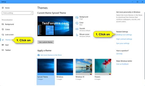 Many users might want to see the text and icon clearer than earlier due to vision concerns and others could look for the big space on the screen excluding the icons. Allow or Prevent Themes to Change Desktop Icons in Windows ...
