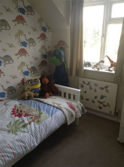 Maybe you would like to learn more about one of these? Dinosaur room - Laura Ashley wallpaper and bedding. Dulux ...