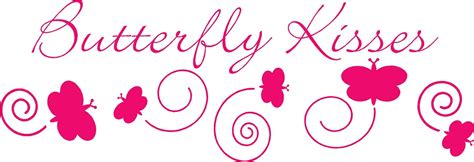 Butterflies Kisses Vinyl Wall Art And Lettering First Flickr
