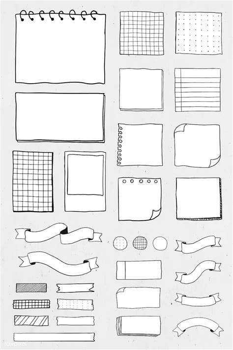 Download premium vector of Blank reminder paper notes vector set by