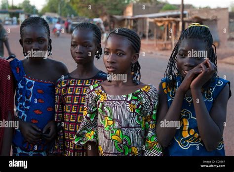 Teenage Girls In Ouagadougou Burkina Faso Stock Photo Alamy