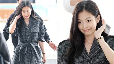 Blackpink S Jennie Turns Airport Into Her Personal Runway While Heading