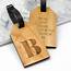 Personalised Wooden Letter Luggage Tags By Maria Allen Boutique 