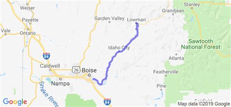 Highway 21 Boise To Lowman Route Ref 34870 Motorcycle Roads
