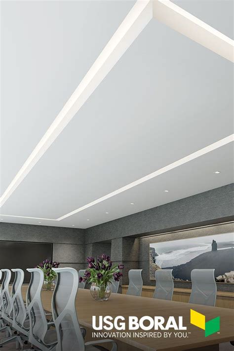 Acoustic panels & ceiling tiles. USG Boral Ensemble™ Monolithic Acoustic Plasterboard ...