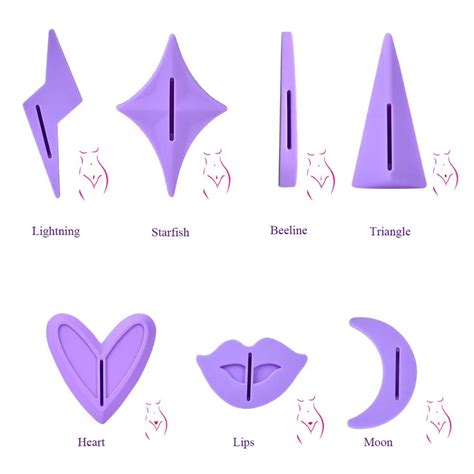 pubic hair design templates