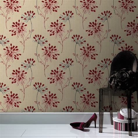 See more ideas about wallpaper bedroom, wallpaper, purple wallpaper bedroom. Burst Floral Wallpaper - Flower Wall Coverings by Graham ...