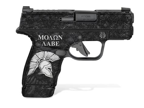 Decal Grip For Springfield Hellcat Micro Compact Sparta Molon Labe