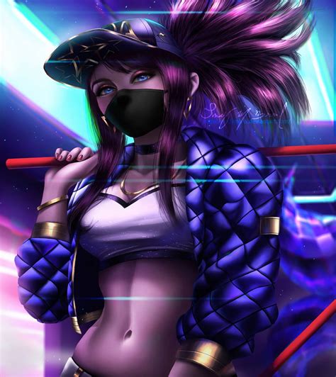 K DA Akali Wallpapers Fan Arts League Of Legends LoL Stats