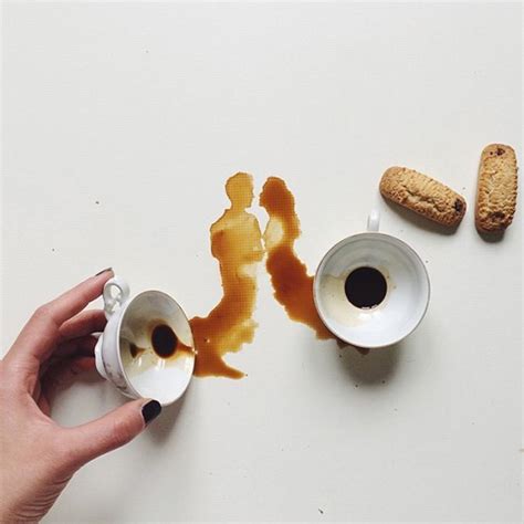 Breakfast Art When Coffee Spills Are A Good Thing Coffee Art Coffee