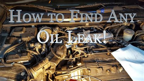 How To 100 Diagnose An Oil Leak In You Car Youtube