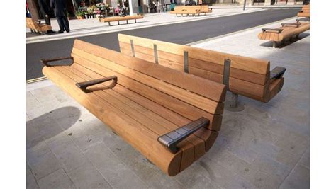 Broxap manufacture, supply and install timber benches & seats across the uk. Bench, Seat, Woodscape, Hardwood, Street Furniture, Wooden ...