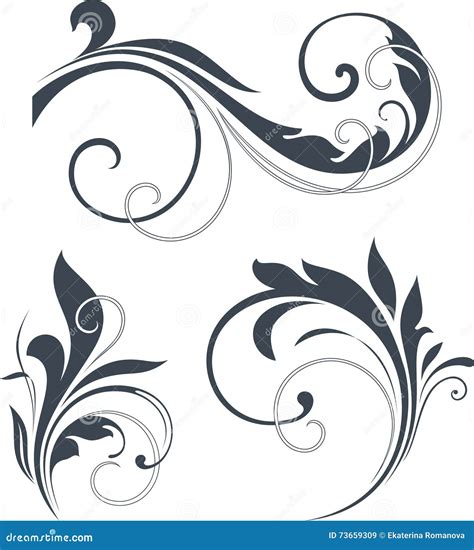 Vectorized Scroll Design Element 11169166