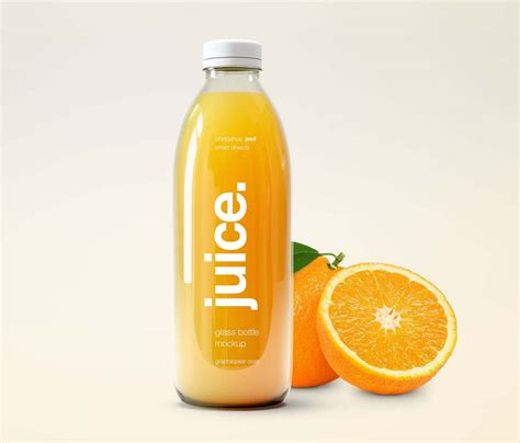 50 Awesome Juice Packaging Psd Mockup Templates