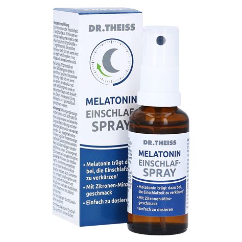 Suchen sie melatonin einschlafspray bei den großen preisvergleich portalen gleichzeitig! DR.THEISS Melatonin Einschlaf-Spray NEM 30 Milliliter ...