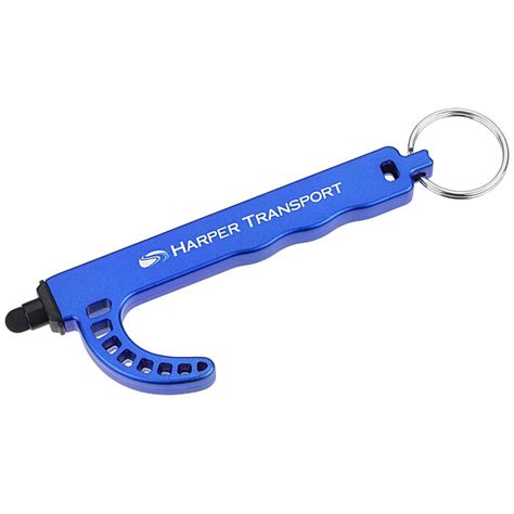 Touchless Keychain Pen With Antimicrobial Additive 159372
