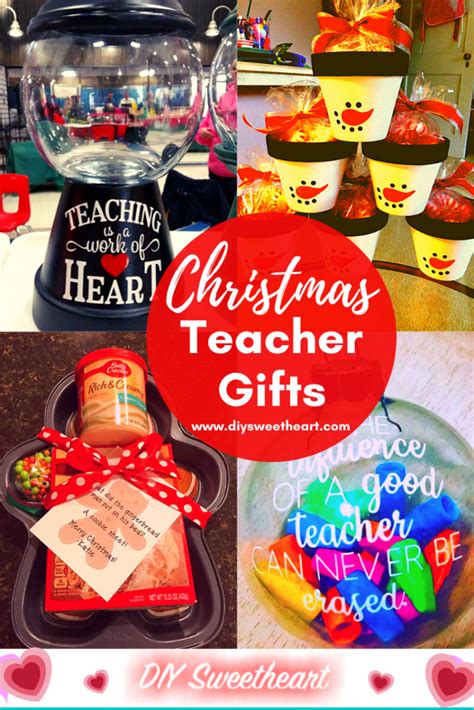 Diy Christmas T Ideas For Teachers Diy Sweetheart
