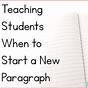 When To Start A New Paragraph Worksheet