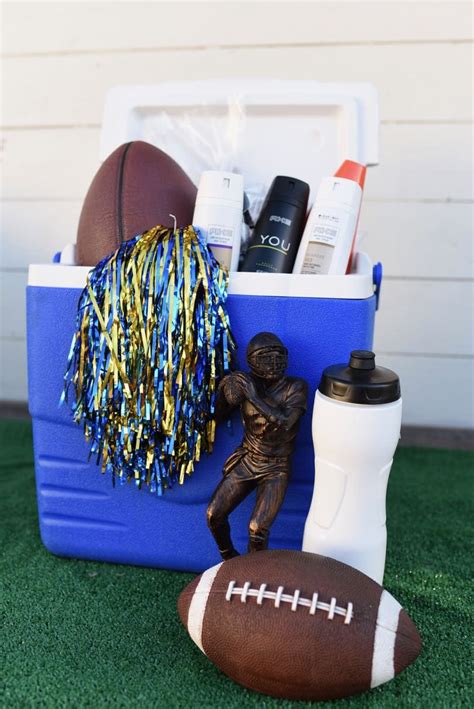 And if that's the case, just feel out their interests for gift ideas. DIY Football Gift Basket for a Teenage Boy - Make Life Lovely