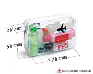 Check spelling or type a new query. TSA Approved Clear Travel Toiletry Bag | Quart Sized with ...
