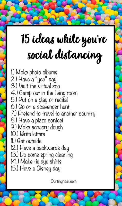 15 Things To Do With Your Kids While Youre Social Distancing Our