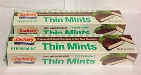 2 Pack Thin Mints Dark Chocolate Covered Peppermint Candy American