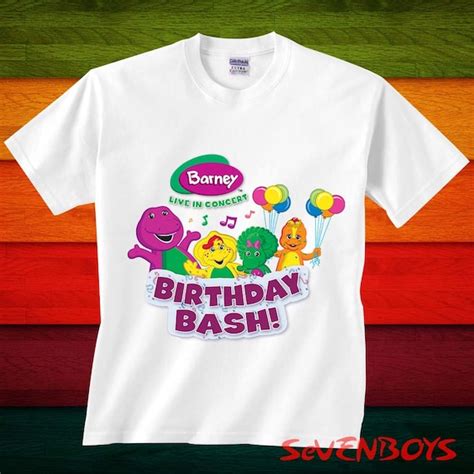 Barney Tshirt Barney Shirt Barney T Shirt Barney By Sevenboy