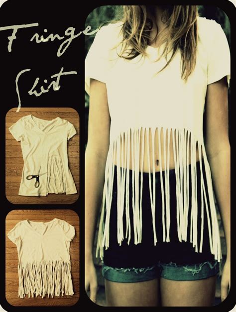 Diy Projects To Try Make Your Own Fringe T Shirt Fringe Shirt