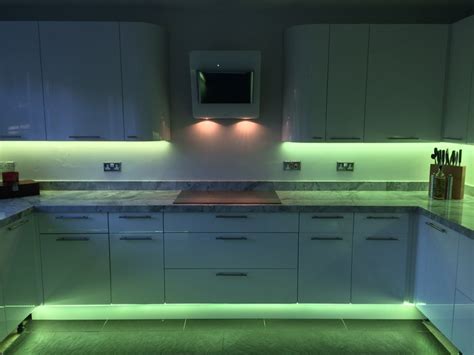 Strip Lighting Used In Kitchens To Create A Warm Look
