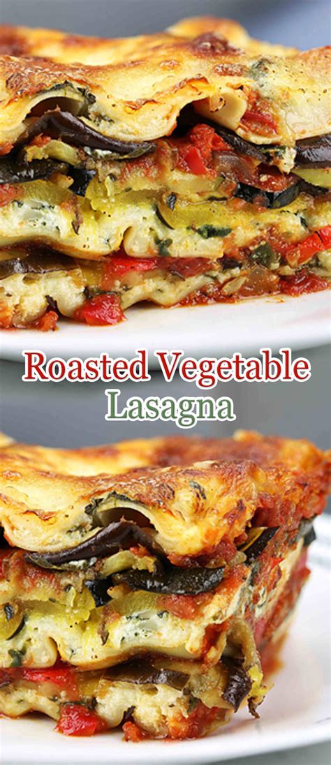 Easy Roasted Vegetable Lasagna