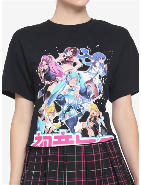 Hatsune Miku Vocaloid Group Girls T Shirt Hot Topic