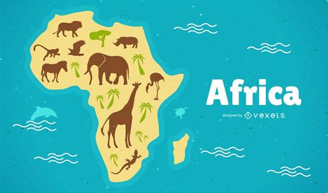 Baixar Vetor De Ilustração Do Mapa Da África
