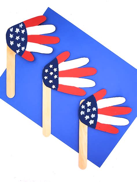 Handprint Flag Craft Our Kid Things