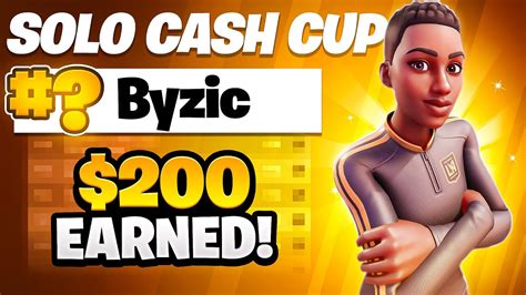 How I Won 200 In The Solo Cash Cup 🏆 Youtube