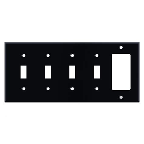 Outlet Gfci Toggle Cover Plates Black Kyle Switch Plates