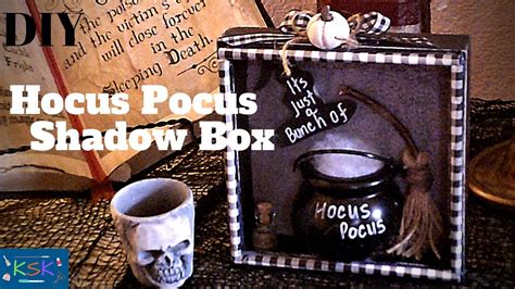  How You Can Make This Easy HOCUS POCUS Shadow Box Too!   FUN Dollar