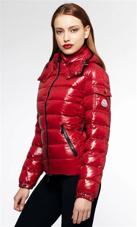 Stunning In Red Hot Moncler Bady Puffer Jacket Women Rain Jacket Women Jackets