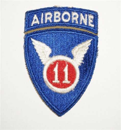11th Airborne Division Patch Wwii Us Army P8932 Ebay
