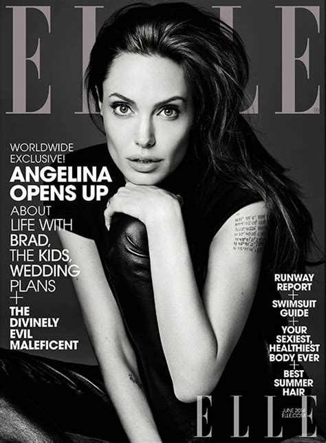 Elle Lands Angelina Jolie By Hedi Slimane For June Cover Forum Buzz