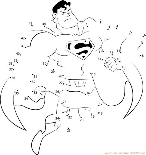 These activity sheets are great for young children who are just learning their numbers by beginning counting and single digit number recognition. Superhero By Bezerro Bizarro Connect Dots in 2020 | Dots ...