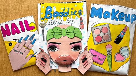 Roblox Makeup Baddies Blind Bag Paper 💅 Asmr 💖 Satisfying Opening Blind