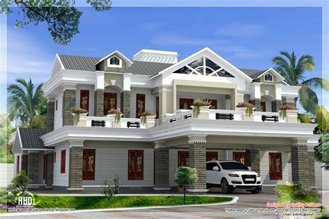 Box Type Luxury Home Design Kerala Home Design