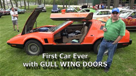 1975 Bricklin First Production Car Ever With Powered Gull Wing Doors