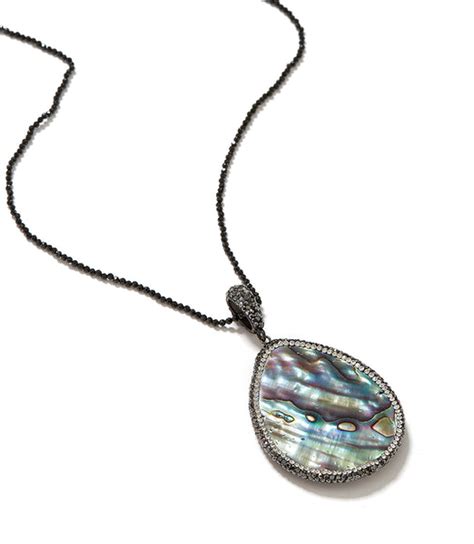 Mother Of Pearl Large Mother Of Pearl Pendant Necklace Karen Kane