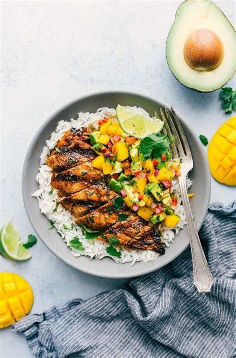 Made with all fresh ingredients and no sugar. Cilantro-Lime Chicken with a Mango Avocado Salsa - Cooking ...