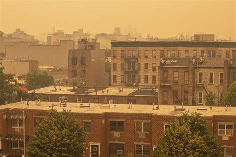 Canada Wildfires Shroud New York In Apocalyptic Haze Abs Cbn News